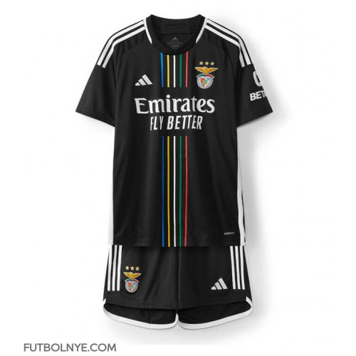 Camiseta Benfica Visitante Equipación para niños 2023-24 manga corta (+ pantalones cortos)